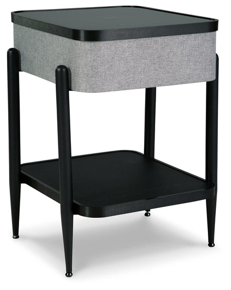 Jorvalee Gray/Black Accent Table from Ashley Furniture - Luna Furniture