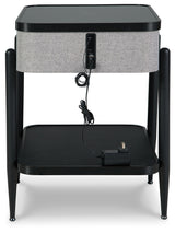 Jorvalee Gray/Black Accent Table from Ashley - Luna Furniture