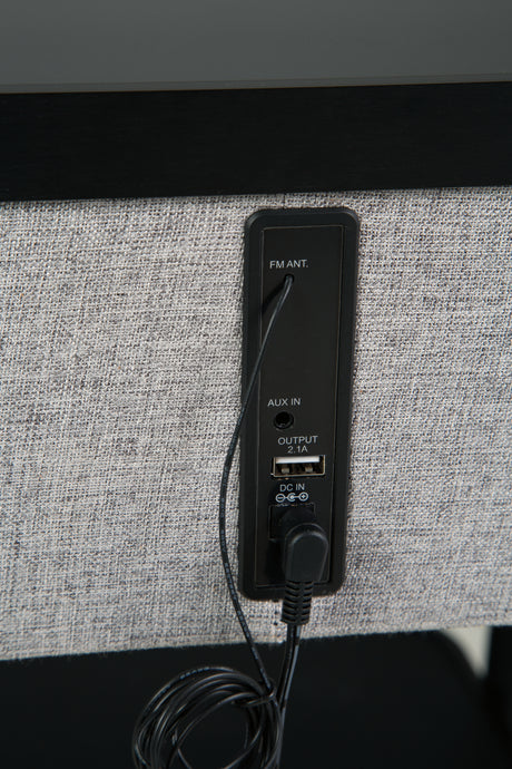 Jorvalee Gray/Black Accent Table from Ashley - Luna Furniture