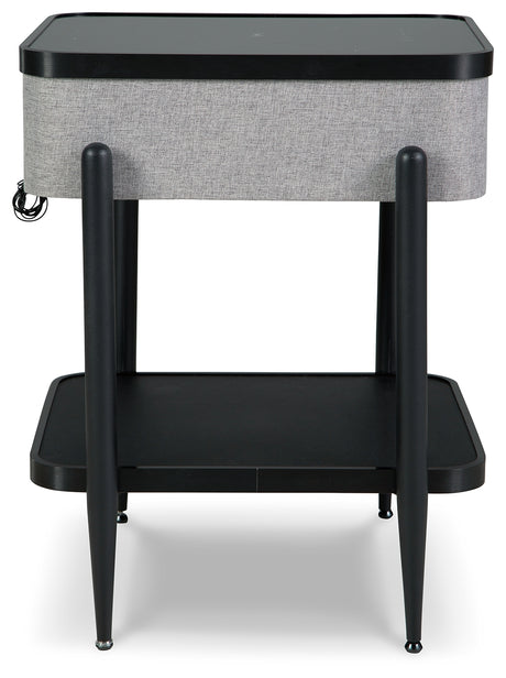 Jorvalee Gray/Black Accent Table from Ashley - Luna Furniture