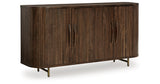 Amickly Dark Brown Accent Cabinet from Ashley Furniture - Luna Furniture