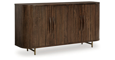 Amickly Dark Brown Accent Cabinet from Ashley Furniture - Luna Furniture
