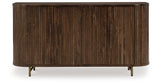 Amickly Dark Brown Accent Cabinet from Ashley Furniture - Luna Furniture