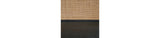 Abyard Black/Natural Bookcase from Ashley Furniture - Luna Furniture