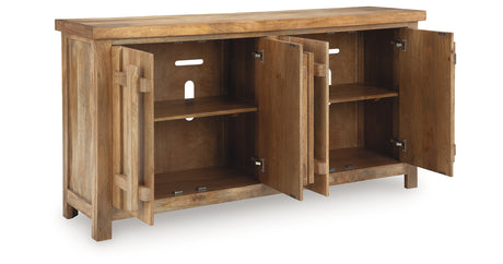 Dresor Natural Accent Cabinet from Ashley Furniture - Luna Furniture