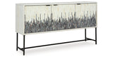 Freyton White/Gray Accent Cabinet from Ashley - Luna Furniture