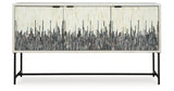 Freyton White/Gray Accent Cabinet from Ashley - Luna Furniture