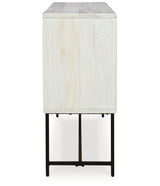 Freyton White/Gray Accent Cabinet from Ashley - Luna Furniture