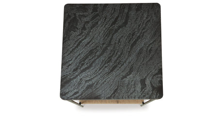 Minrich Black/Natural Accent Table from Ashley - Luna Furniture