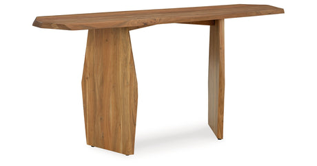 Holward Natural Console Sofa Table from Ashley - Luna Furniture