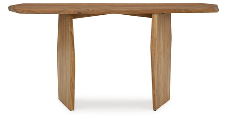 Holward Natural Console Sofa Table from Ashley - Luna Furniture