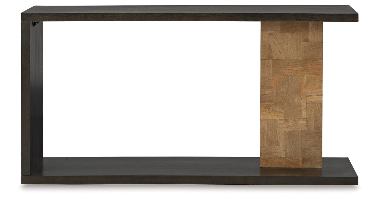 Camlett Brown Console Sofa Table from Ashley Furniture - Luna Furniture