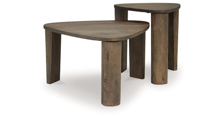 Reidport Grayish Brown Accent Coffee Table from Ashley - Luna Furniture