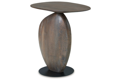 Cormmet Brown/Black Accent Table from Ashley - Luna Furniture