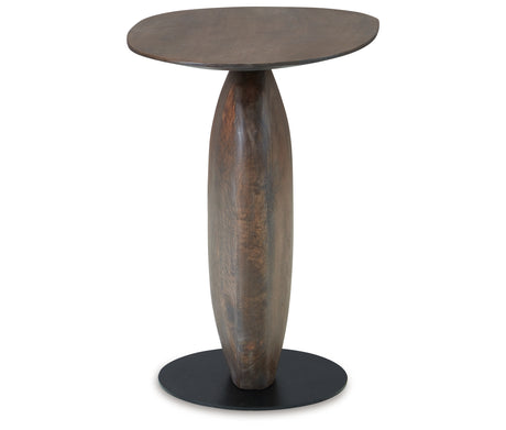 Cormmet Brown/Black Accent Table from Ashley - Luna Furniture