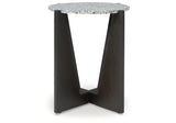 Tellrich Black/White Accent Table from Ashley Furniture - Luna Furniture