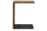 Wimshaw Brown/Black Accent Table from Ashley Furniture - Luna Furniture