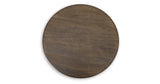 Hadcher Cream/Brown Accent Table from Ashley Furniture - Luna Furniture