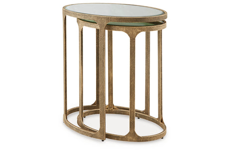 Irmaleigh Antique Black Accent Table from Ashley Furniture - Luna Furniture