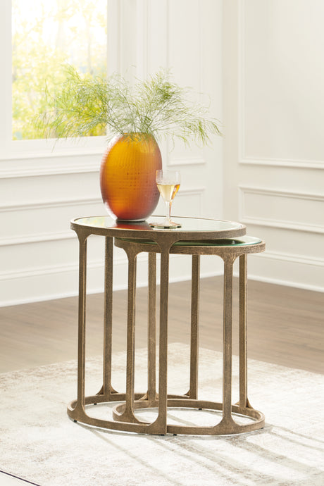 Irmaleigh Antique Black Accent Table from Ashley Furniture - Luna Furniture