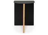 Ladgate Black/Natural Accent Table from Ashley Furniture - Luna Furniture