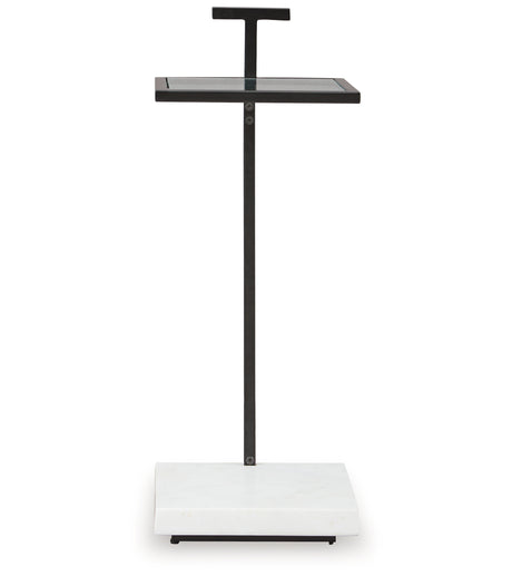 Mannill Black/White Accent Table from Ashley - Luna Furniture