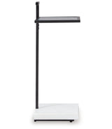 Mannill Black/White Accent Table from Ashley - Luna Furniture