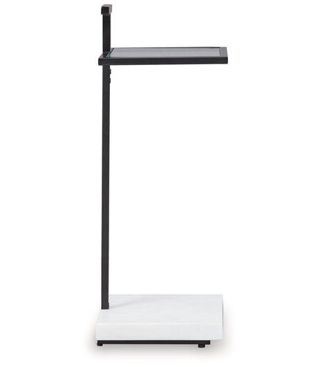 Mannill Black/White Accent Table from Ashley - Luna Furniture