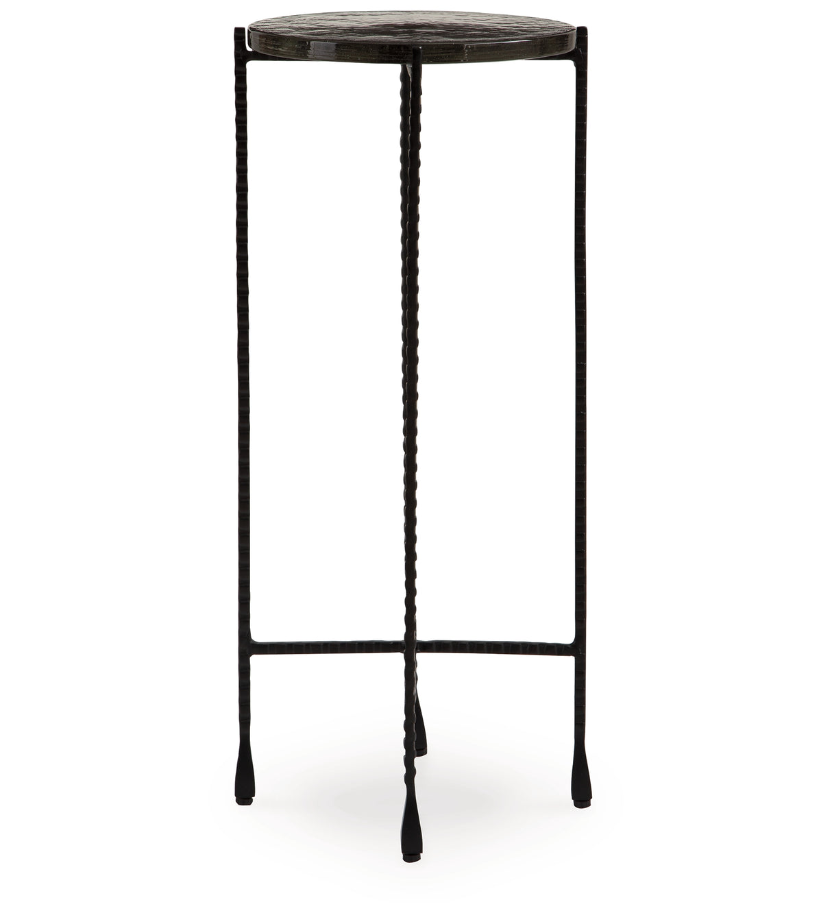 Newgoren Clear/Black Accent Table from Ashley - Luna Furniture
