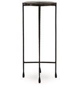 Newgoren Clear/Black Accent Table from Ashley - Luna Furniture