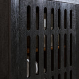Vallisburg Black/Natural Accent Cabinet from Ashley Furniture - Luna Furniture