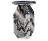 Wrenlane White/Black Accent Table from Ashley - Luna Furniture