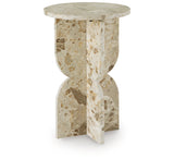 Treygan Beige Accent Table from Ashley - Luna Furniture