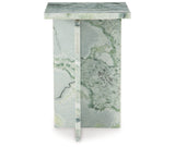 Deaconwell White/Green Accent Table from Ashley - Luna Furniture