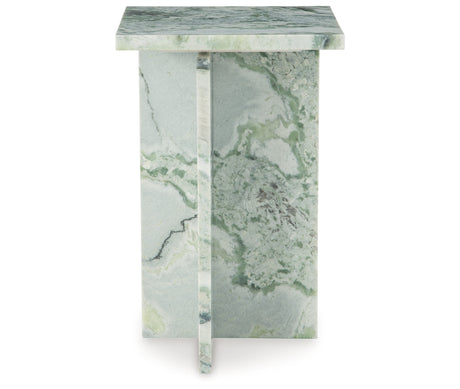 Deaconwell White/Green Accent Table from Ashley - Luna Furniture