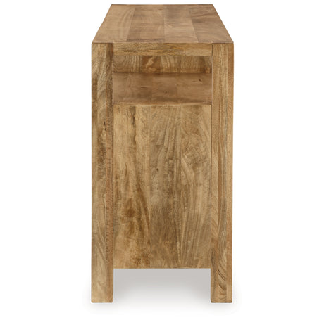 Hudwick Natural Brown Accent Cabinet from Ashley Furniture - Luna Furniture