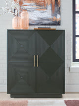 Geirwood Dark Green Accent Cabinet from Ashley Furniture - Luna Furniture