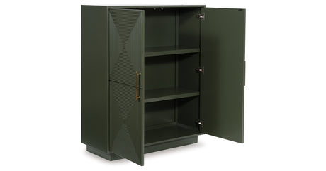 Geirwood Dark Green Accent Cabinet from Ashley - Luna Furniture