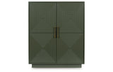 Geirwood Dark Green Accent Cabinet from Ashley Furniture - Luna Furniture