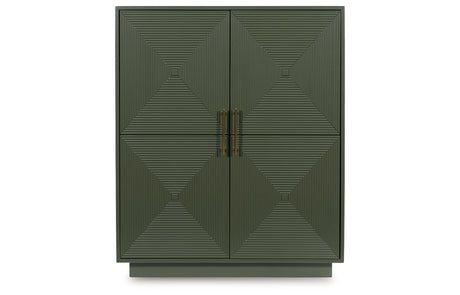 Geirwood Dark Green Accent Cabinet from Ashley - Luna Furniture