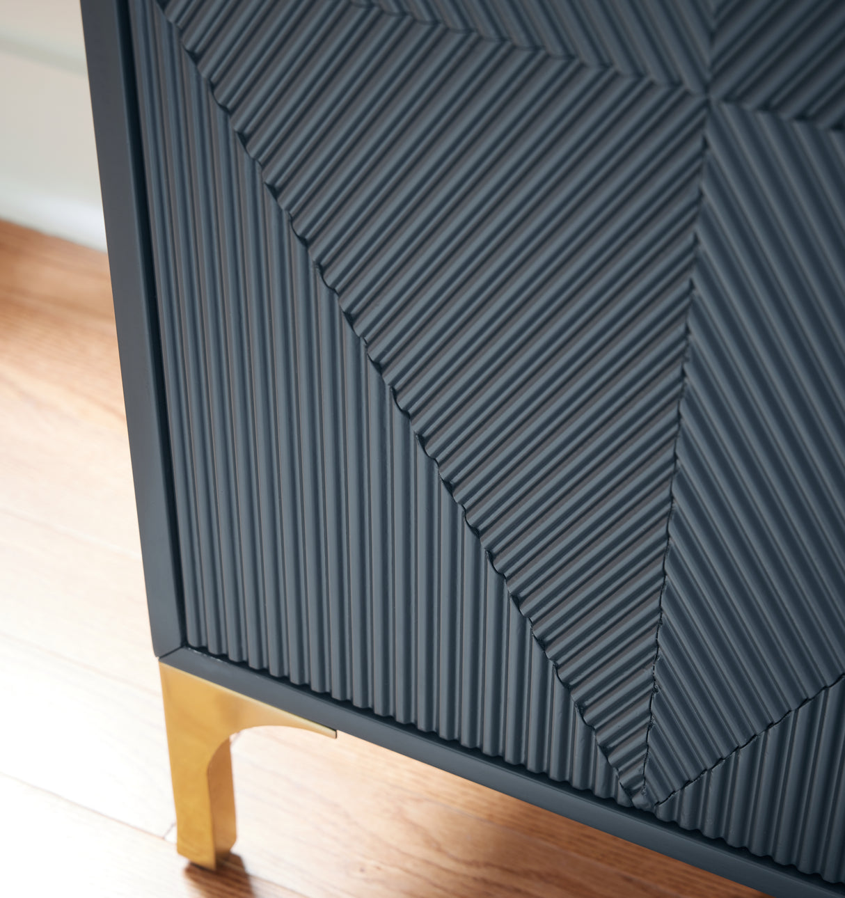 Loirwick Dark Blue Accent Cabinet from Ashley - Luna Furniture