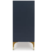 Loirwick Dark Blue Accent Cabinet from Ashley - Luna Furniture