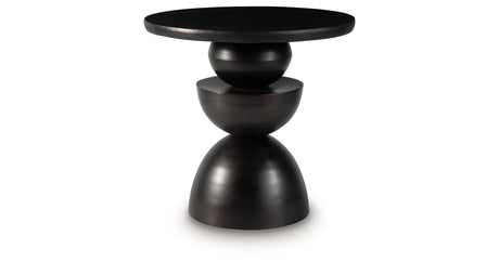 Kurtson Bronze Finish Accent Table from Ashley - Luna Furniture