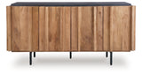 Quintavious Brown/Charcoal Accent Cabinet from Ashley Furniture - Luna Furniture
