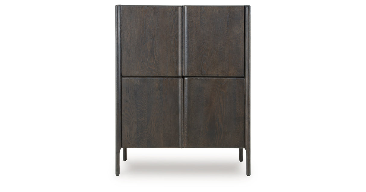 Orsonal Espresso Brown Accent Cabinet from Ashley - Luna Furniture