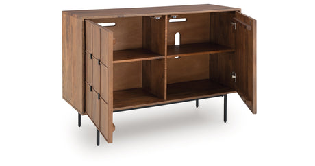 Juddins Brown Accent Cabinet from Ashley - Luna Furniture