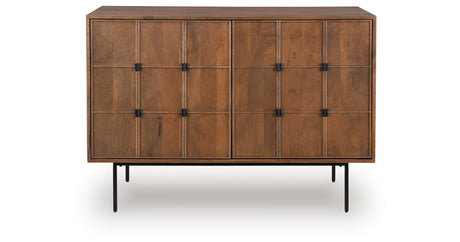 Juddins Brown Accent Cabinet from Ashley - Luna Furniture