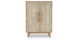 Dallinbury Natural/White Wash Accent Cabinet from Ashley Furniture - Luna Furniture