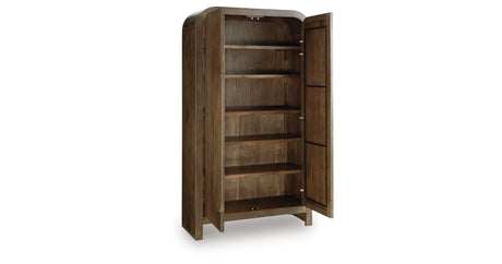 Thoren Medium Brown Accent Cabinet from Ashley - Luna Furniture
