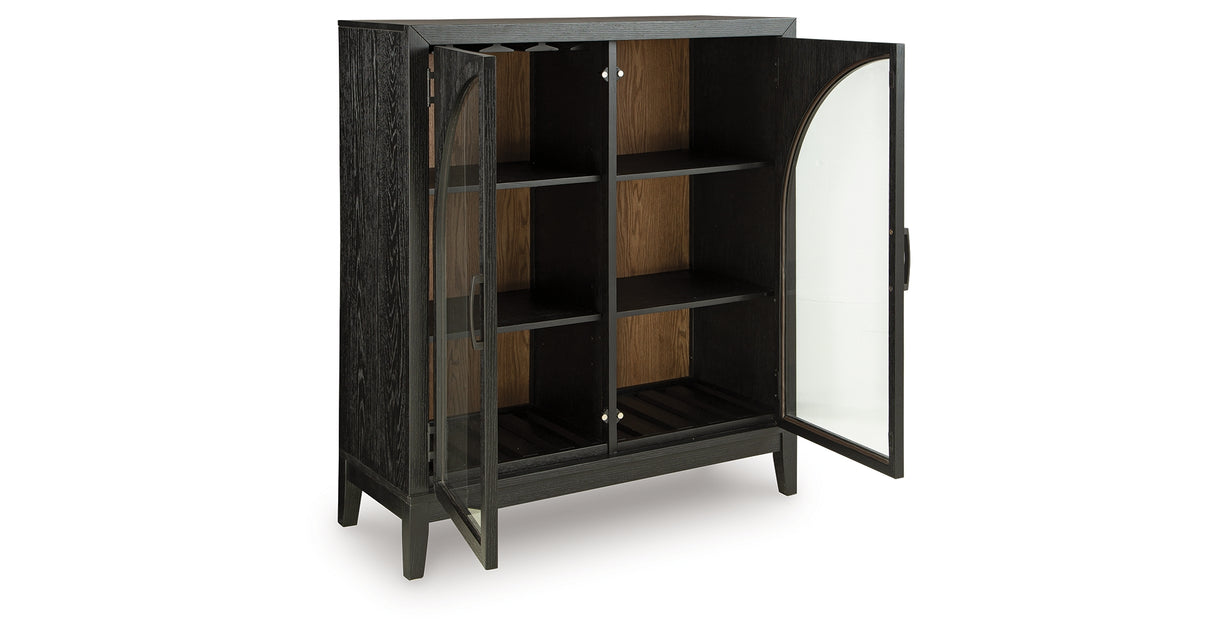 Armenleigh Black/Brown Accent Cabinet from Ashley - Luna Furniture